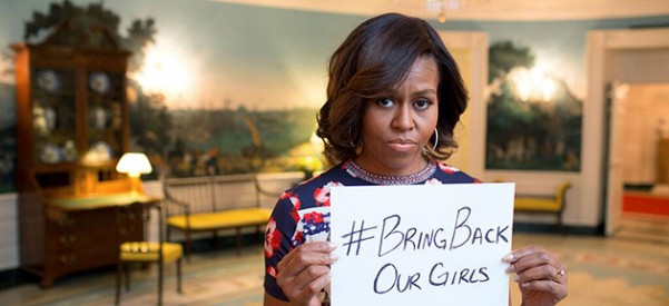 A primeira-dama dos EUA, Michelle Obama, também aderiu à campanha