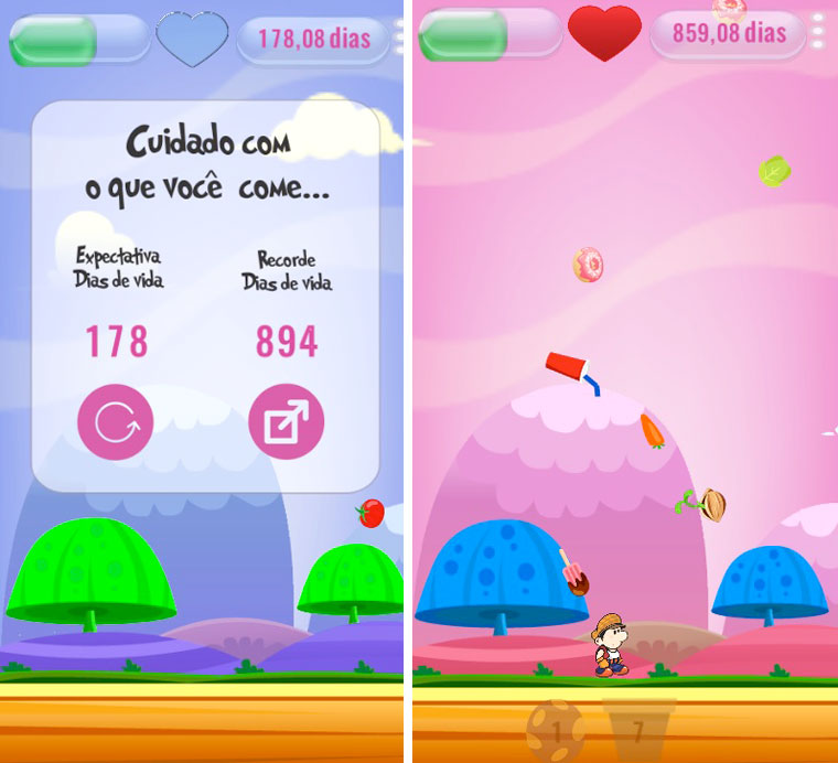 Jogo comida infantil